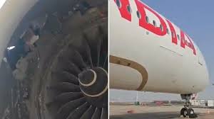 Air India Delhi-New York flight engine sucks in baggage container; no one injured